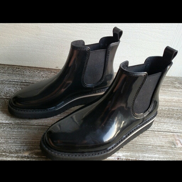 NEW! Nine West Hayden Pull-on Rain Booties sz 6 - Picture 6 of 8